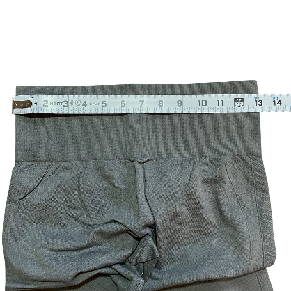 HALARA NWOT High Waisted 7/8 seamless Scrunch Butt Lifting Legging L Large Gray - Picture 6 of 7